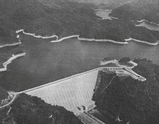 Fontana Dam Aerial View